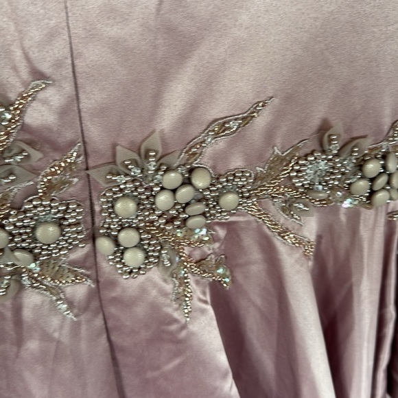 Mac Duggal LONG SLEEVE EMBELLISHED GOWN  in Raspberry size 10 NEW $798 - Picture 14 of 16